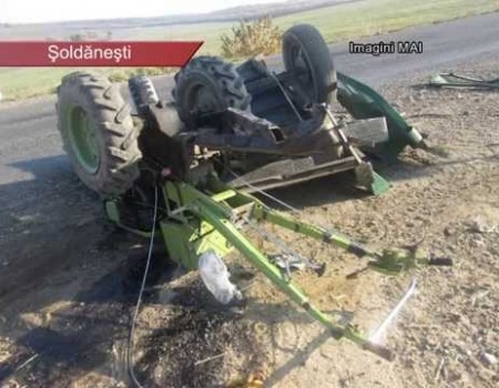 Orbit de soare, s-a tamponat cu un motocultor