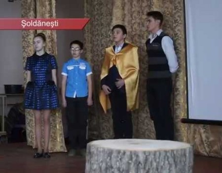 Copiii, pe urmele celebrităților din Șoldănești