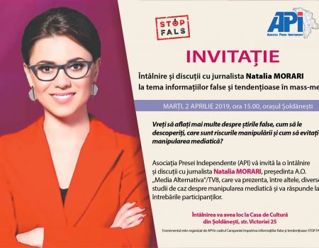 Cum detectăm falsul în presă? Jurnalista Natalia MORARI vine cu sfaturi la Șoldănești